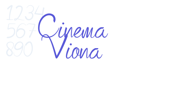 Cinema Viona font free