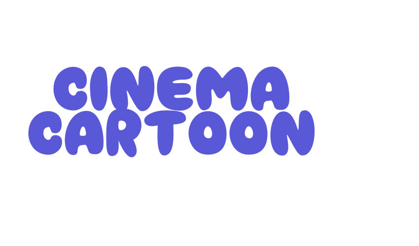 Cinema Cartoon Font Download