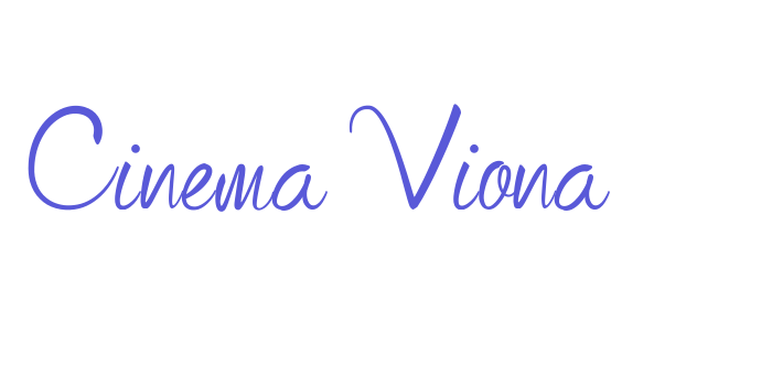 Cinema Viona Font Download