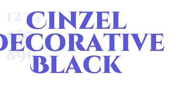 Cinzel Decorative Black font