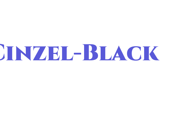 Cinzel-Black Font