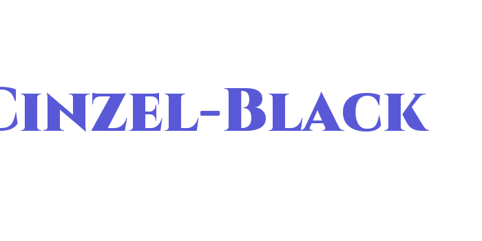 Cinzel-Black Font Download