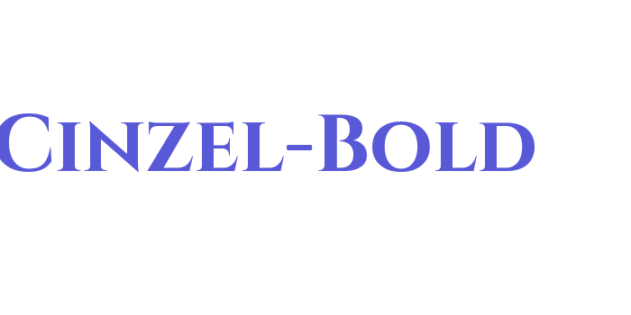 Cinzel-Bold Font Download