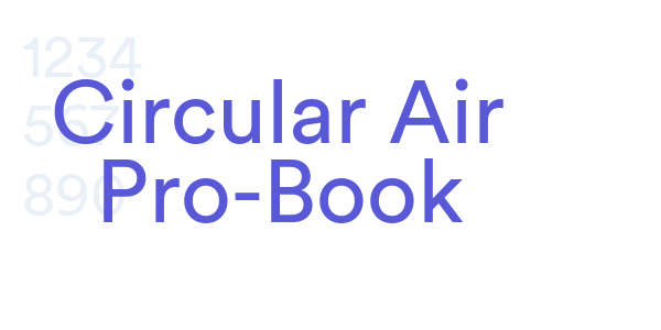 Circular Air Pro-Book font free