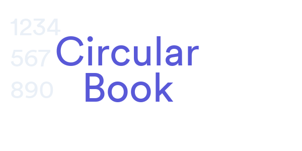 Circular Book font free