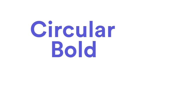 Circular Bold Font Download