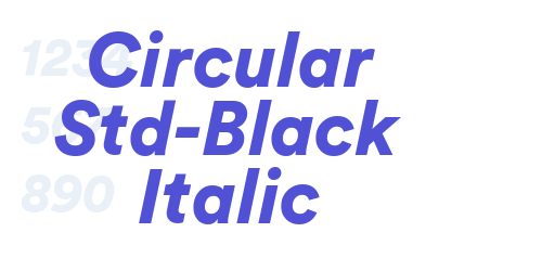 Circular Std-Black Italic