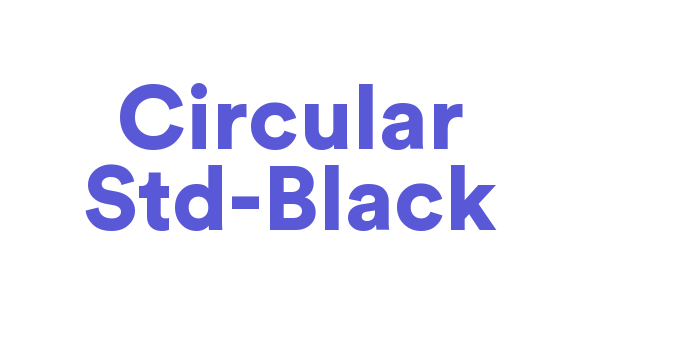 Circular Std-Black Font Download