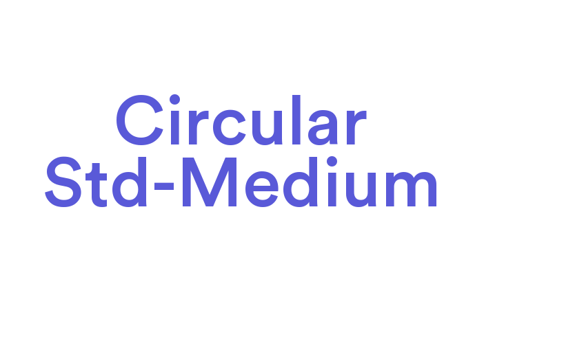 Circular Std-Medium Font Download