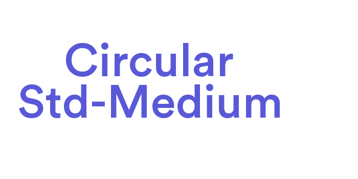 Circular Std-Medium Font Download