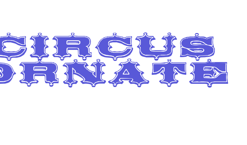 Circus Ornate Font Download