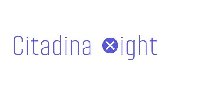 Citadina Light Font Download