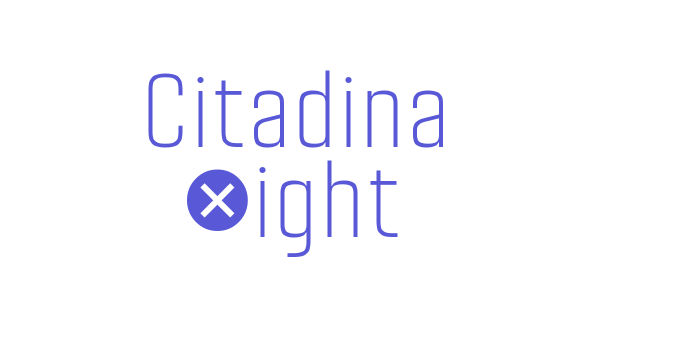 Citadina Light Font