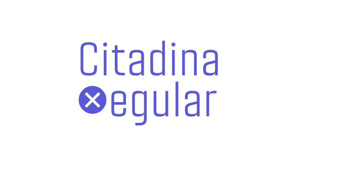 Citadina Regular Font Download