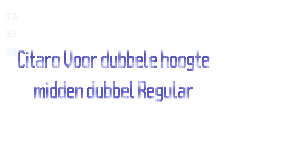 Citaro Voor dubbele hoogte midden dubbel Regular-font-download