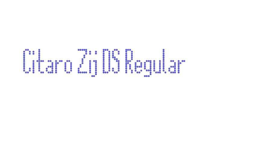 Citaro Zij DS Regular Font Download