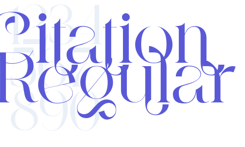 Citation Regular Font Download