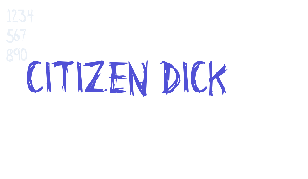 Citizen Dick-font-download