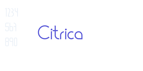 Citrica font free