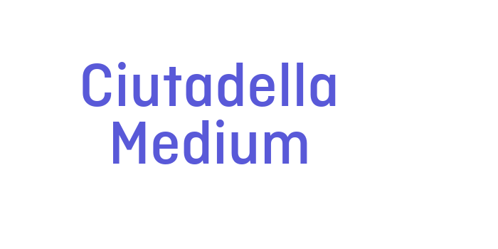 Ciutadella Medium Font Download