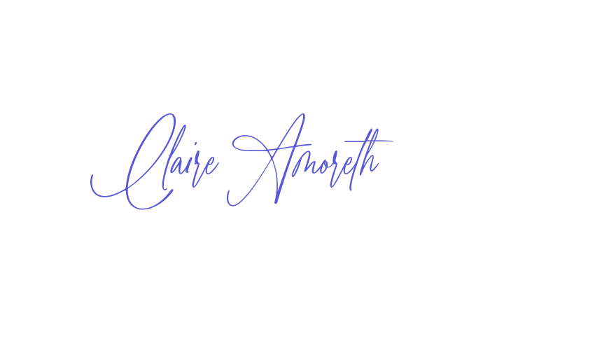 Claire Amoreth Font Download