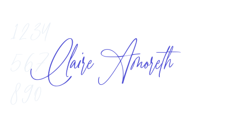 Claire Amoreth-font-download