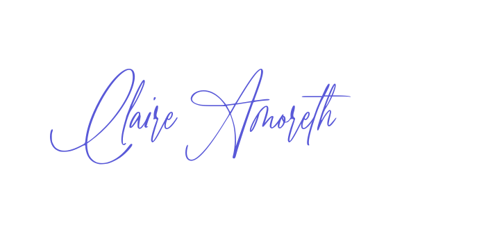 Claire Amoreth Font