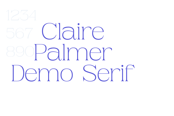 Claire Palmer Demo Serif
