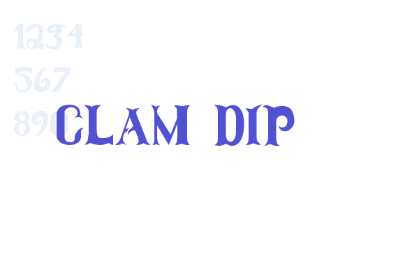 Clam Dip Font Download