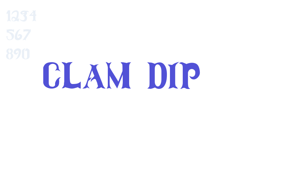 Clam Dip-font-download