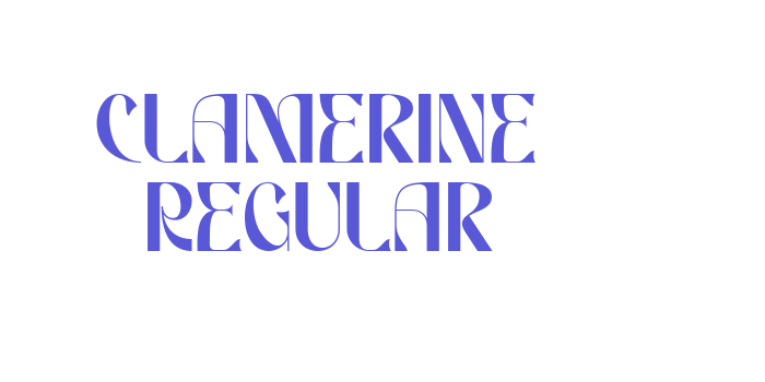 Clamerine Regular Font Download