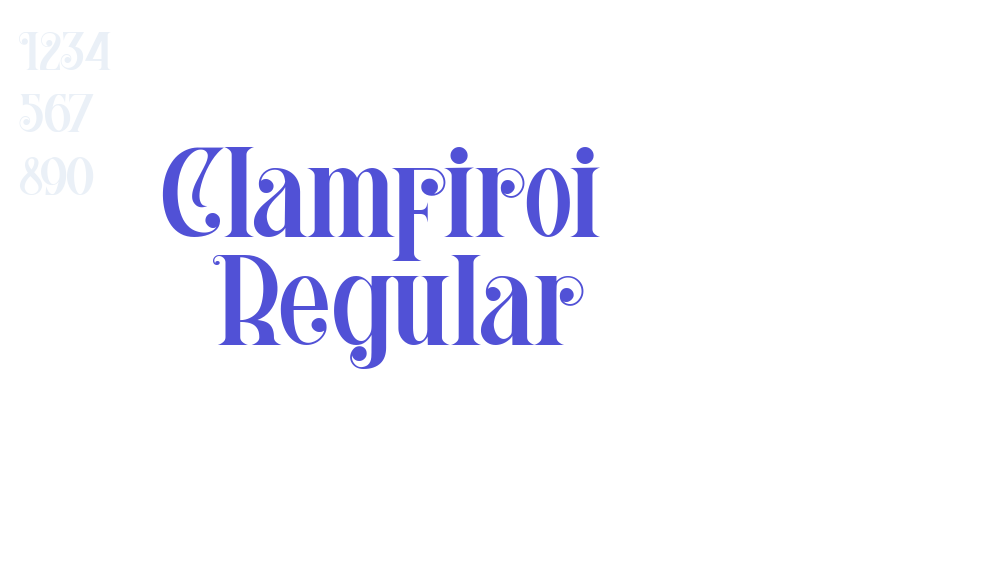 Clamfiroi  Regular-font-download