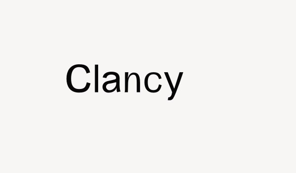 Clancy Font