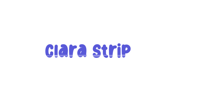 Clara Strip Font Download