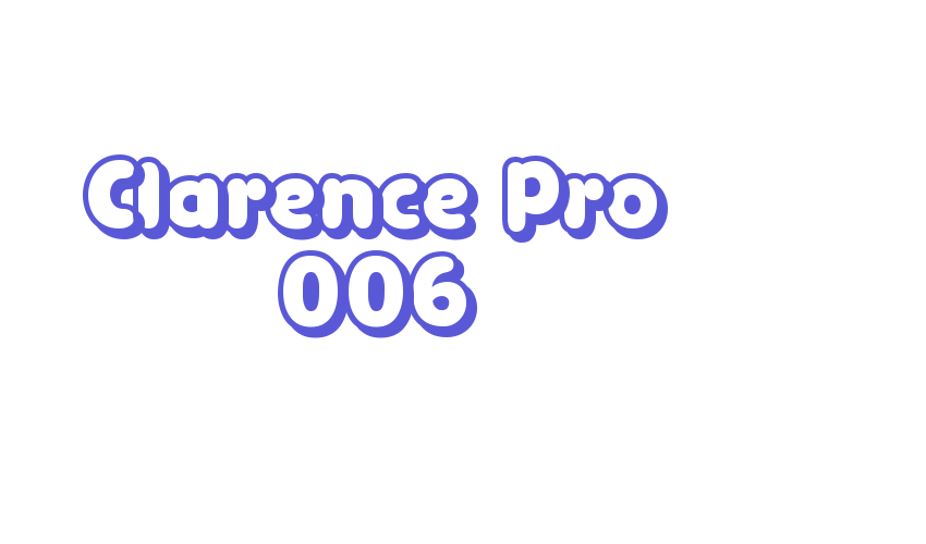 Clarence Pro 006 Font Download