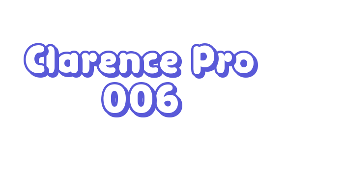 Clarence Pro 006 Font Download