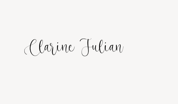 Clarine Julian Font