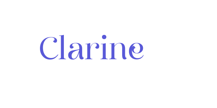 Clarine Font