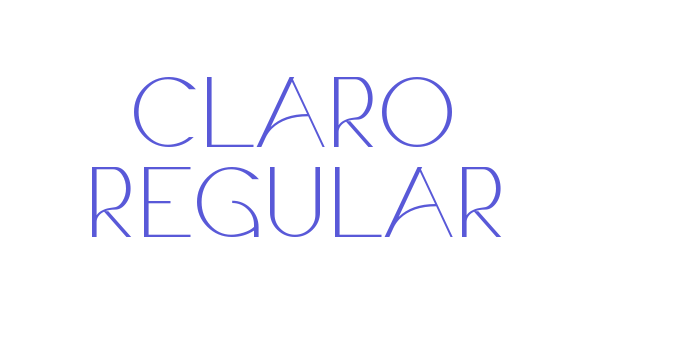 Claro Regular Font