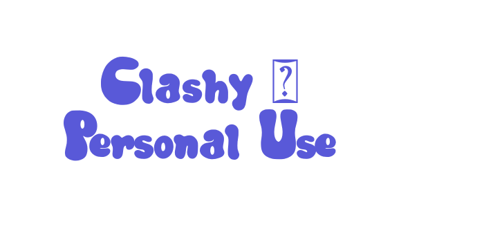 Clashy – Personal Use Font Download