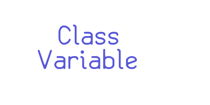 Class Variable Font Download