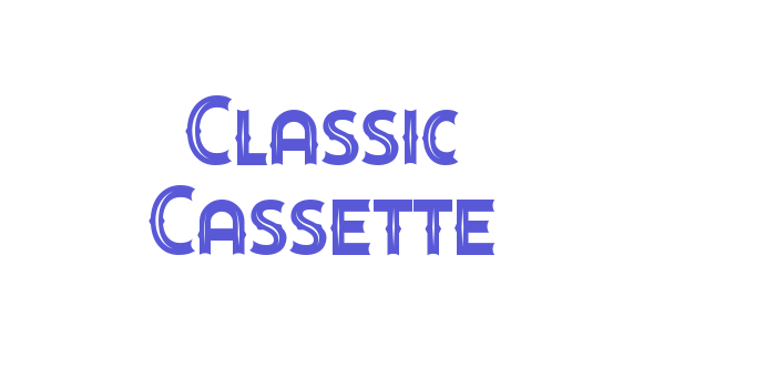 Classic Cassette Font Download