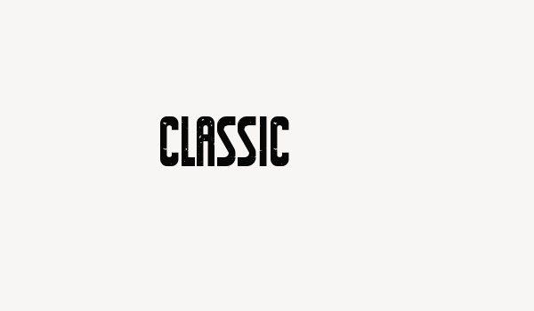 Classic Font