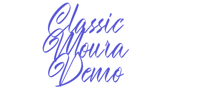 Classic Moura Demo Font Download