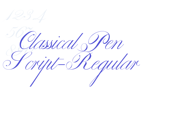 Classical Pen Script-Regular