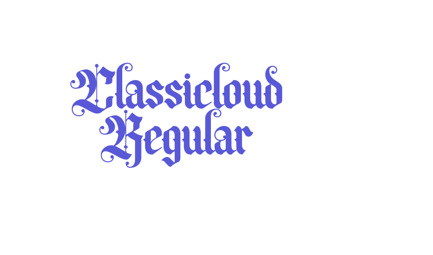 Classicloud Regular Font Download