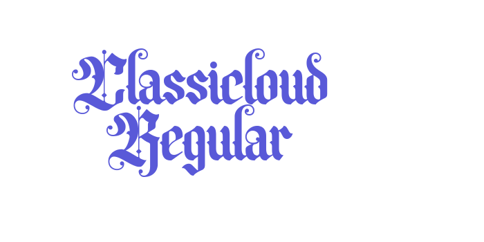 Classicloud Regular Font Download