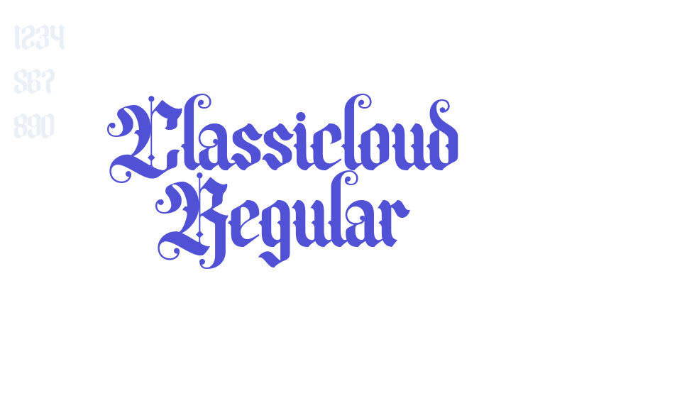 Classicloud Regular-font-download