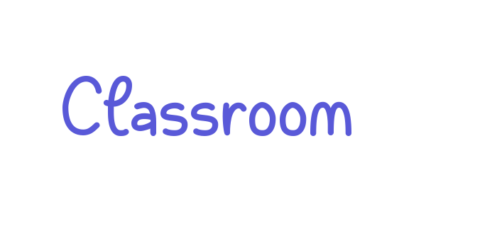 Classroom Font