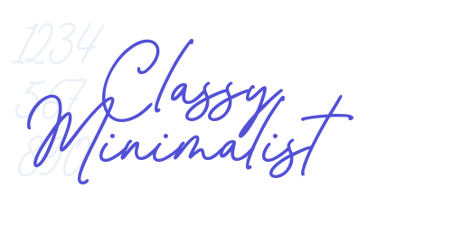 Classy Minimalist-font-download